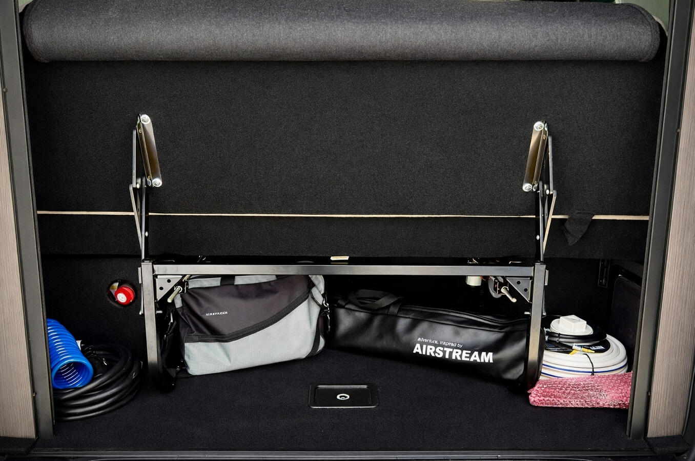 Large rear storage compartment