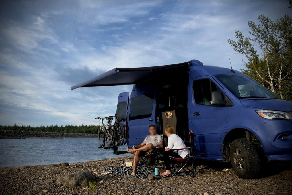 Off road tires to reach remote camp sites